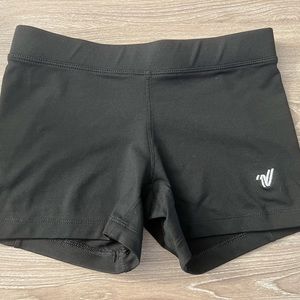 Small black Varisty shorts